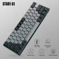 MageGee 60% Customized Wired Mechanical Keyboard, STAR61 Gaming Keyboard, Laptop Office Keyboard. 