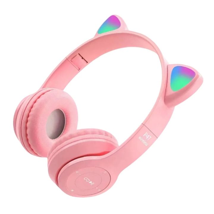 Bluetooth%20Wireless%20Earphones%20Flash%20Light%20Bluetooth%20Headset%20Kid%20Girl%20Voice%20Control%20Wireless%20Headphones%20Mic%20Cat%20Ears%20Music%20EarBuds%20-%20Image%205