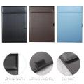 PU Leather Folder, A4 Writing Board Office Meeting Conference Pad File Paper Clipboard With Pen Holder For Restaurant/Hotel/ Hospital/Conference/Office Workers. 