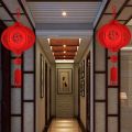 【Shop the Latest Trends】 Christmas Decoration Products Non- Blessing Palace Lantern Decor Pendant on the Door 30cm Chinese Style New Year Red Lantern Hollow Fabric Festive Lanterns. 