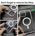 Magsafe Magnetic Wireless Charging Case Clear Transparent Shockproof Back Cover Back Cover For iPhone All Series available. 