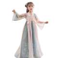 Girl's Hanfu, Chinese baby Tang costume, Ru skirt, autumn and winter ancient style, super immortal children's little girl dress. 