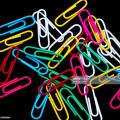 Paper clip colorful 200pcs (Pack of Four). 