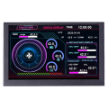 5-Inch USB-C Sub-Screen Chassis IPS Computer Sub-Screen Graphics Card Temperature Monitoring Status Chassis Black.
