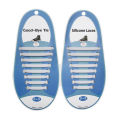 RHS Online Colored No Tie Elastic Shoe Laces 100% Silicone Trainers Adult Shoelaces.