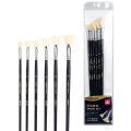Deli 73896 Painting Brush Fan Bristle Set 6's.