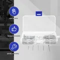 175pcs split cotter pin clip fastener pin Set. 