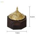 Censer Fragrance Diffuser with Lid Ornament Cone Burner Holder for Home Bedroom.