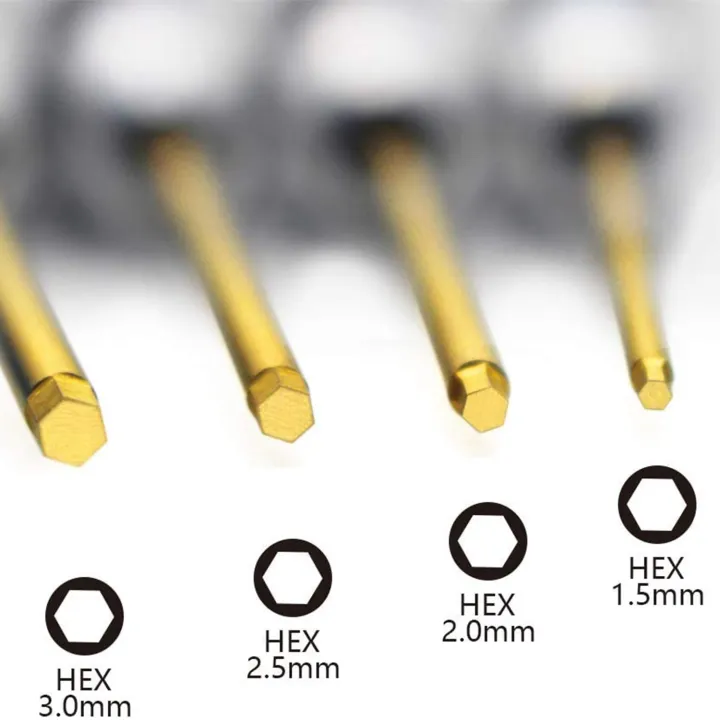 ZOROOM%204%20Pcs%201.5%20/%202.0%20/%202.5%20/%203.0%20mm%20Hex%20Screwdriver%20Set%20Titanium%20Hex%20Wrench%20Tool%20Set%20for%20Multi-Axis%20FPV%20RC%20Tool%20-%20Image%202