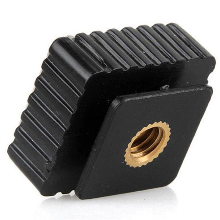 Flash%20Cold%20Shoe%20Bracket%20Mount%20Adapter%201/4"%20Screw%20for%20Studio%20Speedight%20Tripod%20-%20Image%205