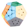 Megaminx Puzzle 3x3 Multiple Challenge Levels Color Matching Megaminx Speed Puzzle Vivid Color Different Difficulty Levels for Brain Exercise for Children. 
