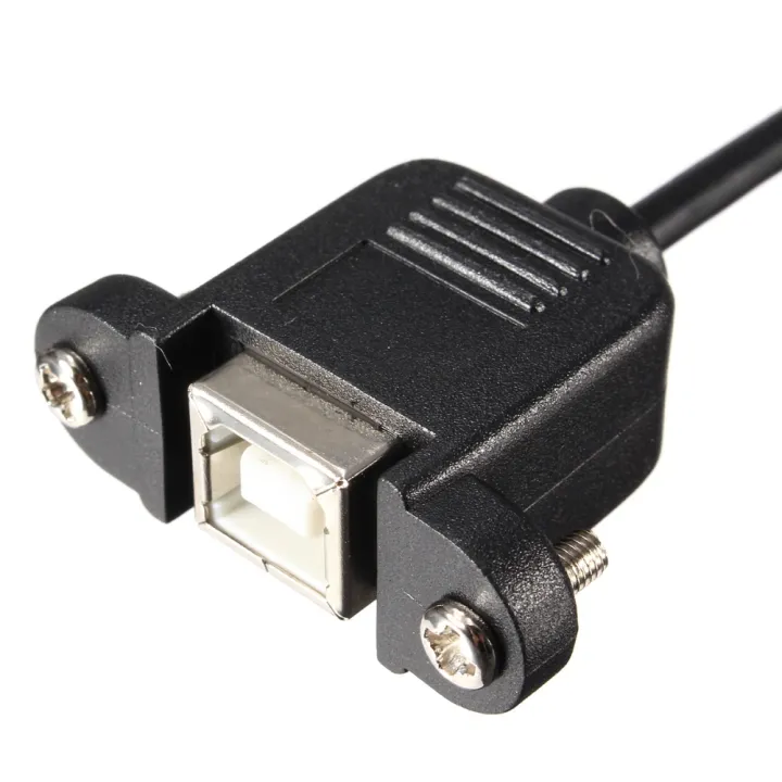 Mini%20USB%205%20Pin%20Male%20Left%20Angeled%20to%20USB%202.0%20B%20Female%20Printer%20Panel%20Mount%20Cable%20-%20Image%205