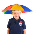 Head Umbrella Hat for Kids and Adults, Hands Free Umbrella Clear for Rain Sunny Golf. 