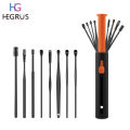 HEGRUS 8PCS Ear Pick Stainless Steel Ear Pick Set Ear Wax Removal Kit Ear Spoon Ear Scoop Ear Cleaner Tool Ear-picking with a Storage Tube. 
