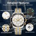 REWARD Quartz Watch for Men Top Brand Waterproof Sport Wrist Watch Stainless Steel Business Wristwatch gift for Wedding Birthday.