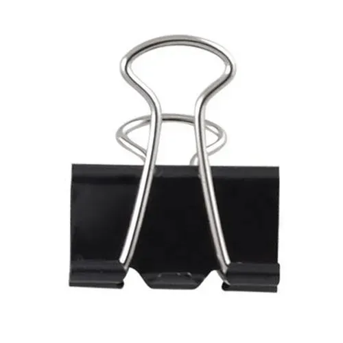 Metal%20Paper%20Clips%20/%20Stationery%20Binders%20Clips%20Black%20(10%20Pieces)%2032mm%20Small%20Size%20-%20Image%202