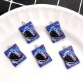 10pcs Resin Flatback Chocolate Biscuit Earring Charms Simulated Snacks DIY Crafts Phone Case Embellishment Bead Jewlery Make D94.