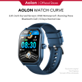 Aolon 2.01 Curved Screen Smartwatch Men Call Sports Waterproof Wrist Watches Fitness Bracelet Women Watch Clock Smart Watch. 