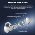 Monster Ear Bone Conduction Headphones AC500 Bluetooth 5.3 Ear Clip on Ear Earring Wireless Earphone Sports Running Earbuds.