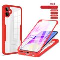 Phone case Samsung Galaxy A05 A05S A15 A25 A35 A55 Transparent Protector with Mobile phone Film Cover Double Protect shield Full Cover Armor Cover cases. 