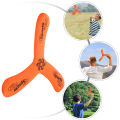 Soft Three-Leaf Cross Flying Disc Children Boomerang Toys Throwing Target Spinner Outdoor Parent-Child Interactive Game Props.