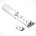 TWS Wireless Bluetooth Headset V5.1 Headphones Pull Out Digital Display Earbuds Smart Fingerprint Touch Earphone. 
