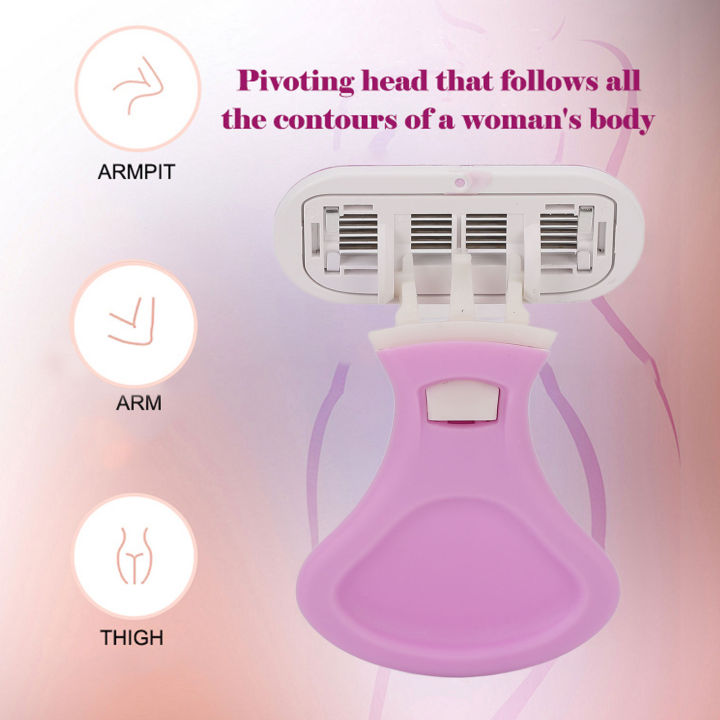 Lan%20KOU%20Ladies%20Razor%206%20Layer%20Blades%20Manual%20Body%20Hair%20Removal%20Blade%20for%20Armpit%20Leg%20Beard%20-%20Image%204