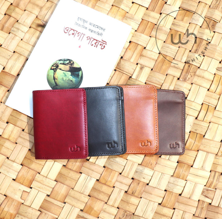 WhiteHat "Sefku" card Holder and Mini Wallet-Chocolate Color