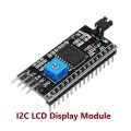 I2C LCD Display Module TWI SPI Serial Interface Module 5V 4 Pin Leads Serial Module I2C Display Module For LCD 1602 1601 2004 LCD Display I2C Module. 
