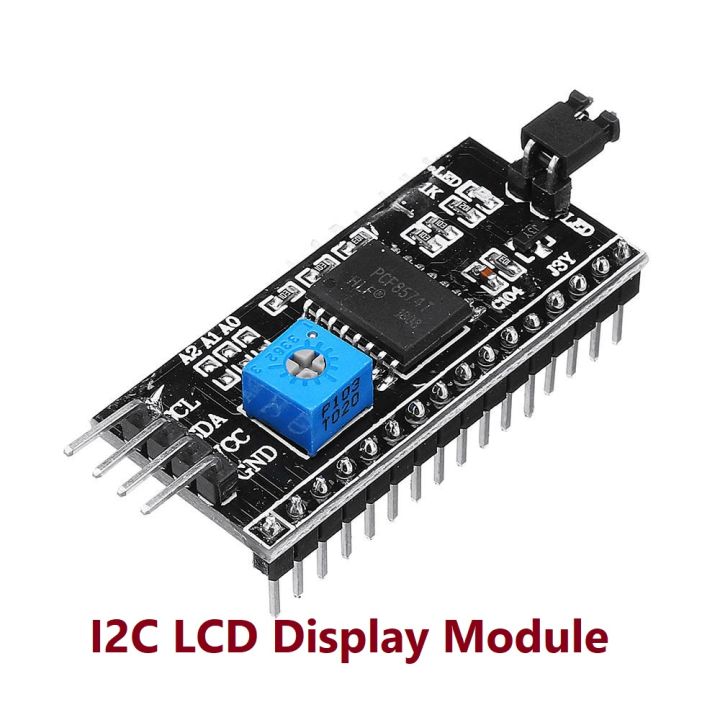 I2C LCD Display Module TWI SPI Serial Interface Module 5V 4 Pin Leads Serial Module I2C Display Module For LCD 1602 1601 2004 LCD Display I2C Module