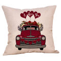 Cross-border new square pillow LOVE couple pillow home sofa hanging basket pillow car pillow cushion spot. 