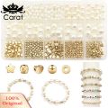 Loose Beads Eco-friendly Fade-resistant Round Imitation Pearl Neckle Beads Set. 