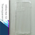 For Infinix Hot 12i - IMPT Premium Silicone Case Crystal Clear Soft TPU Ultra-Thin Transparent Flexible Protective Mobile Phone Back Cover. 