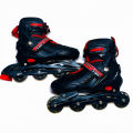 Inline Roller Skating Shoes - Size (39-42) - Black - Sports Alpha. 