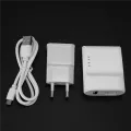 2X Wifi Ethernet USB Printe Server Adapter Auto Queue Connect Over Wifi&100M Lan for USB Printer Laptop Pc EU Plug. 