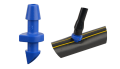 10-Pcs Takeoff Connector for Drip Irrigation 4/7 mm Microtube, Vinyl Tube, Feeder Tube, Extension Tube Used Garden Irrigation Watering.. 