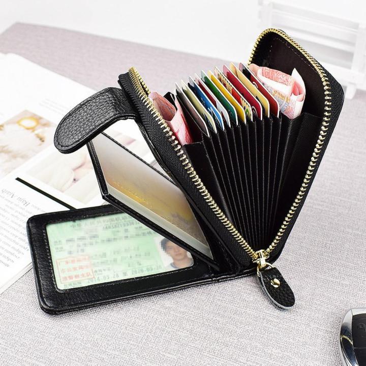 Wallet for credit cards, identity card, card holder for men and women
