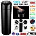 NEW 500ml Smart LED Water Bottle | Stainless Steel Vacuum Insulated Thermos Flask/Bottole | Hot & Cold Smart Bottle with Temperature Display | Travel & Daily Use For Dynamic Fashion.