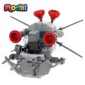 MOOXI Skibidi Toilet 114Pcs MOC Bricks Speed Of Sound Cameraman Action Figure Building Block Kids Toys For Children Gift MOC1397.