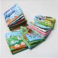 Yfashion 1pc Baby Early Learning Soft Cloth Books Creative Squeak Crinkle Book Puzzle oys ifts for Kids Style:an. 
