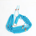 Nylon rope tassel flower pot hanging basket net knot rope bracket. 