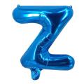 Alphabet Aluminum Foil Balloons Letters A-Z - Blue.