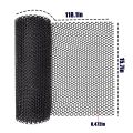 Plastic Chicken Wire Fence Mesh,Fencing Wire for Gardening, Poultry Fencing, Chicken Wire Frame Netting Black. 
