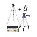 Tripod 3110 Mobile and Camera Stand with Extended Extra Support for Versatile Photography and Videography. 