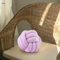 Soft Knot Ball Pillow Round Cushion Toy Throw Pillow for Chairs Bed Car Office.