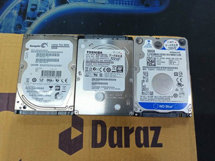 500 Gb Laptop Hard Drives - Seagate-Hgst-Samsung Others - Expand Storage Capacity With Reliable Hard Drives with 1 year warranty