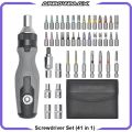 ARROWMAX (41 in 1) Ratcheting Screwdriver Set Versatile Ratchet Manual Screwdriver Bit Set for DIY and Professional Projects.