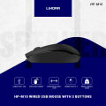 HP-M10 Wired USB Mouse with 3 Buttons High Definition 1000DPI Optical Tracking and Ambidextrous Design.