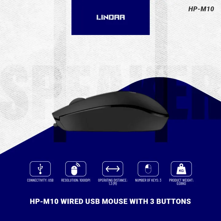HP-M10%20Wired%20USB%20Mouse%20with%203%20Buttons%20High%20Definition%201000DPI%20Optical%20Tracking%20and%20Ambidextrous%20Design%20-%20Image%202