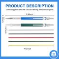 2 Pcs Metal Welding Marker with 48 PCS Round Refills for Tube Pipe Welder.